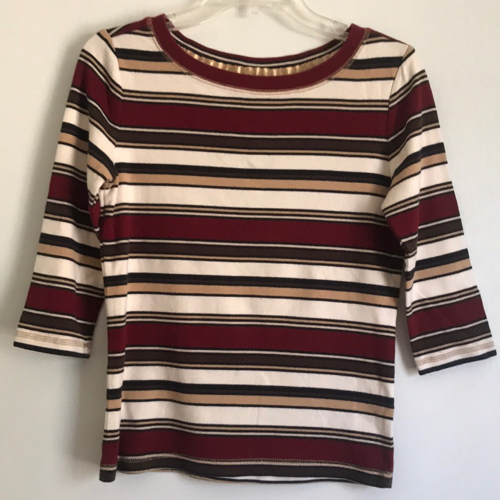 Striped long sleeve shirt